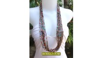Seed Beading Necklaces Long Strand